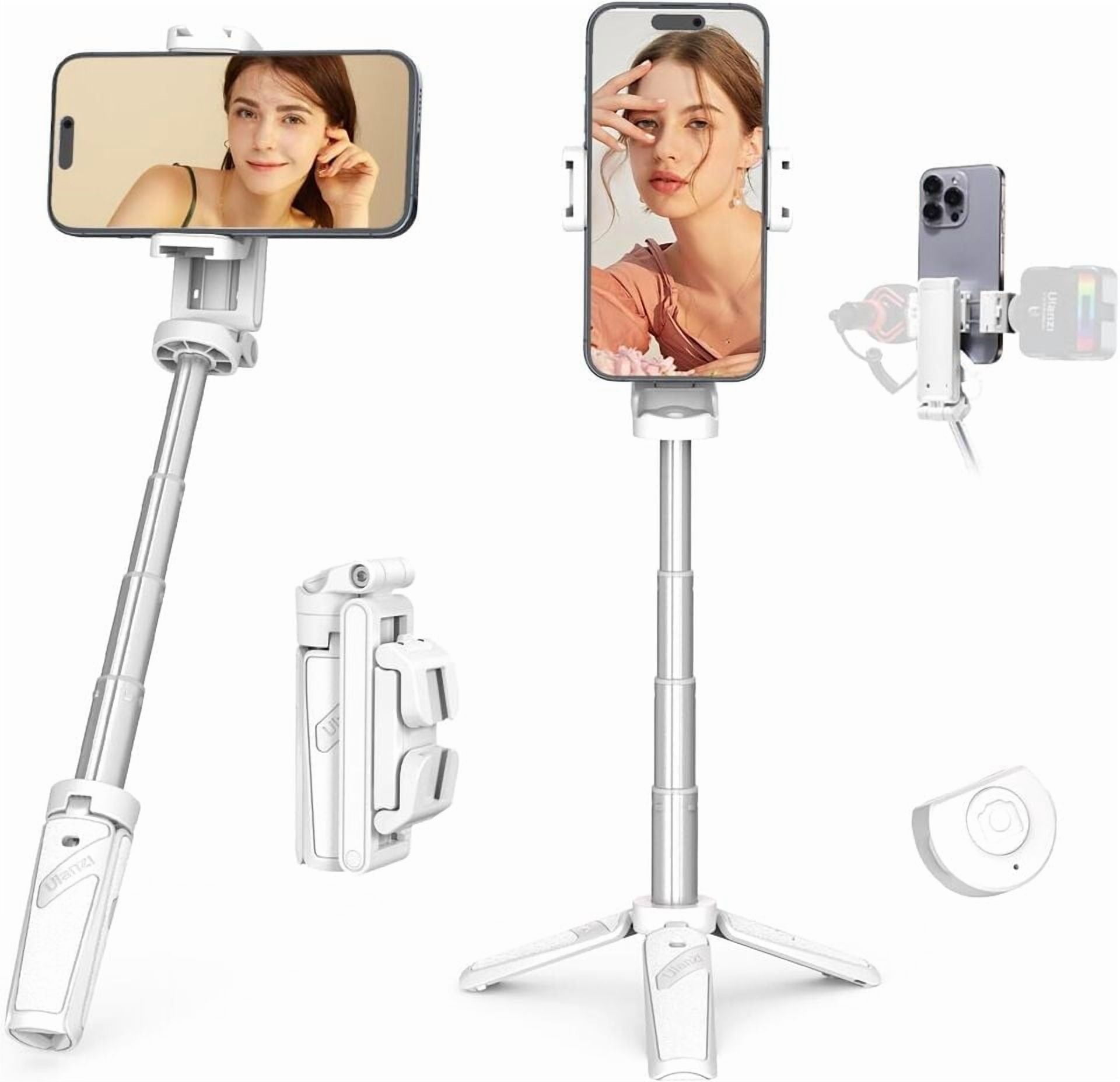 ULANZI JJ02 3 in 1 Cell Phone Tripod Stick Phone Selfie Tripod for Smartphone