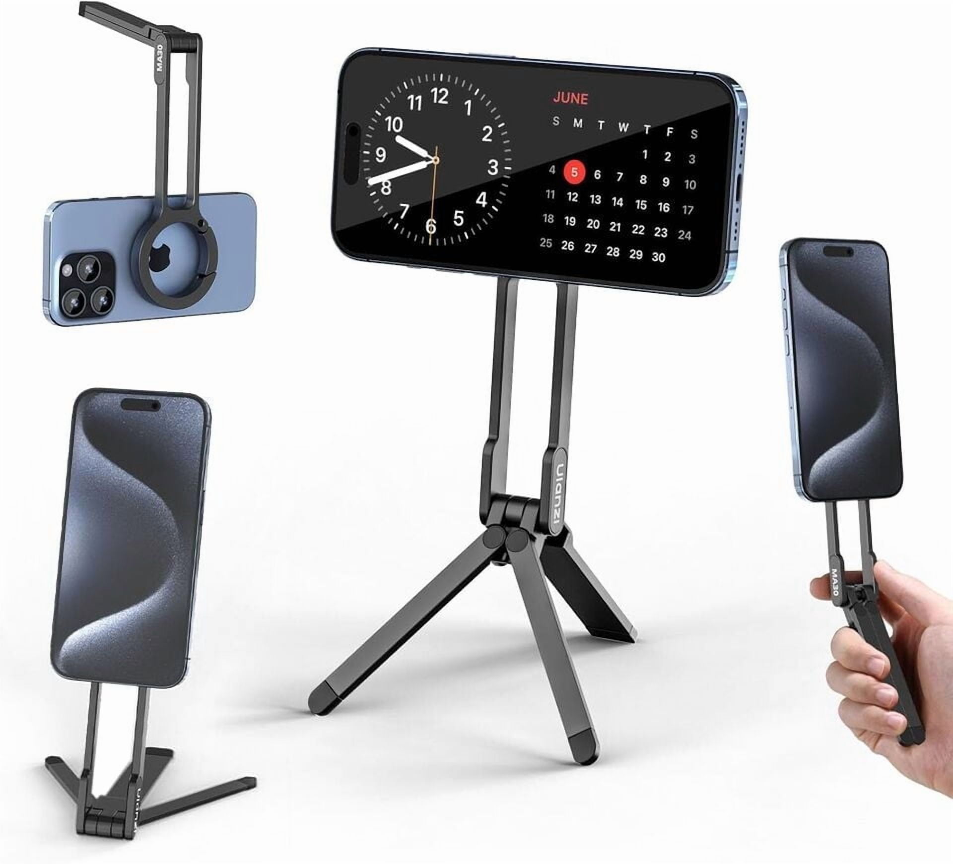 ULANZI MA30 Magnetic Phone Tripod Aluminium Foldable Pocket Stand for iPhone