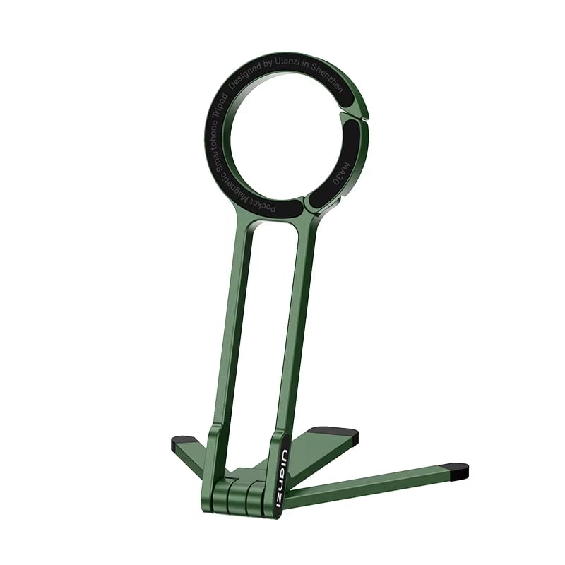 ULANZI MA30 Magnetic Phone Tripod Stand - Carabiner-Mounted, Dual-Sided Maglock Aluminum Handle Compatible with iPhone 17/16/15/14/13/12 Series (Including Pro/Pro Max)