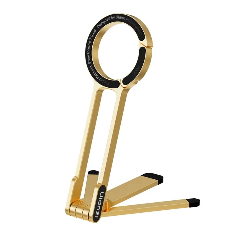 ULANZI MA30 Magnetic Phone Tripod Stand - Carabiner-Mounted, Dual-Sided Maglock Aluminum Handle Compatible with iPhone 17/16/15/14/13/12 Series (Including Pro/Pro Max)
