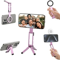 ULANZI MA60 Magnetic Phone Tripod Stand Aluminium Smartphone Mini Tripod Pocket Pink