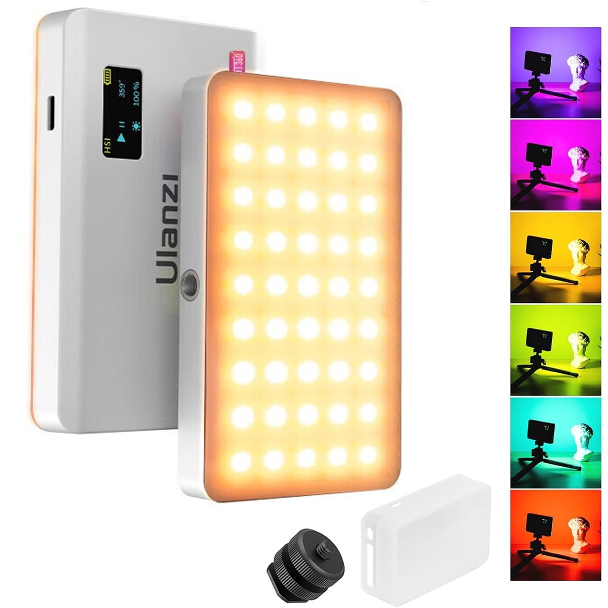 Ulanzi Led ULANZI VL120 RGB Video Light with 3100mAh Battery, 360 ° Full Color ...