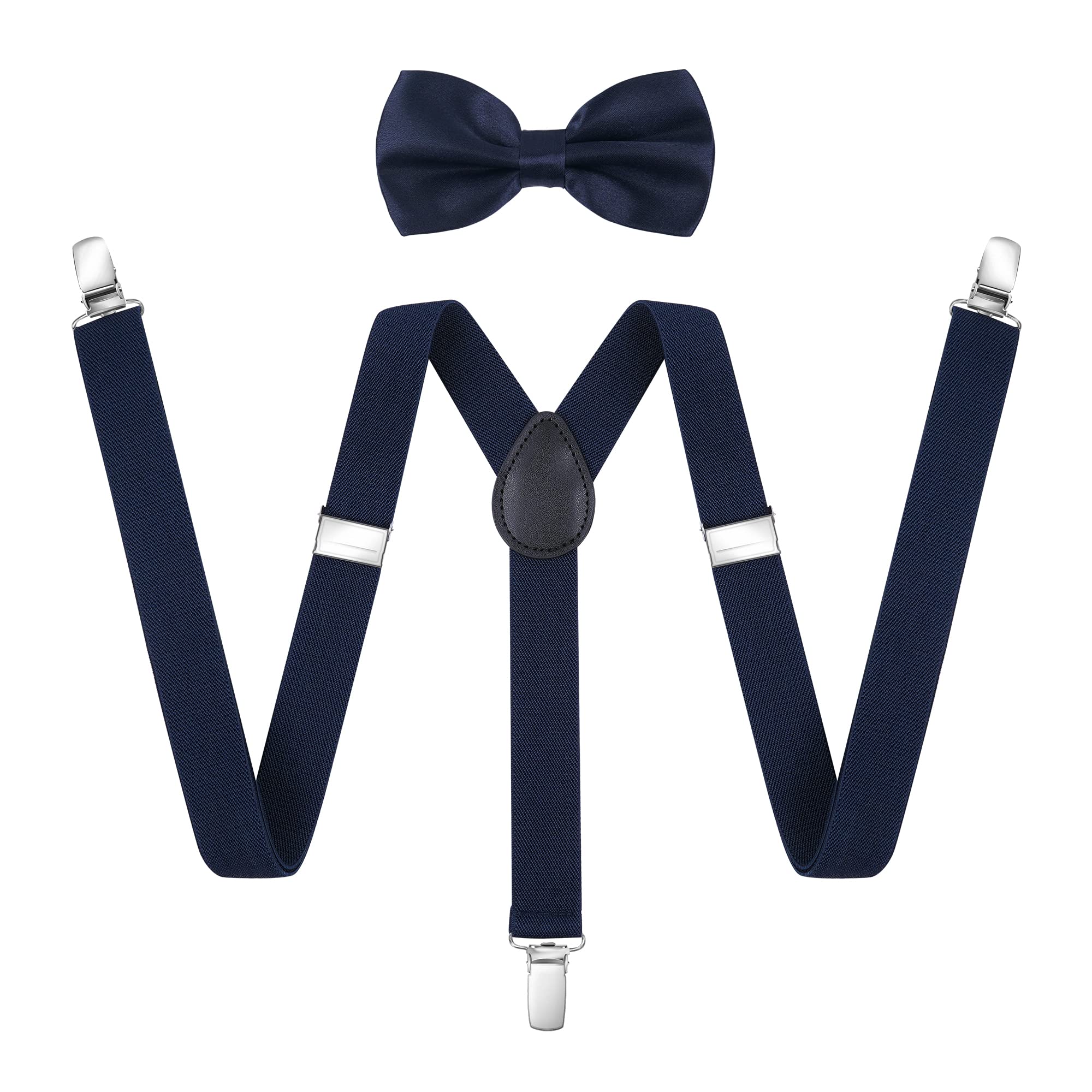 ULEEMARK Tool Belt with Suspenders Adjustable Buckle with Mens