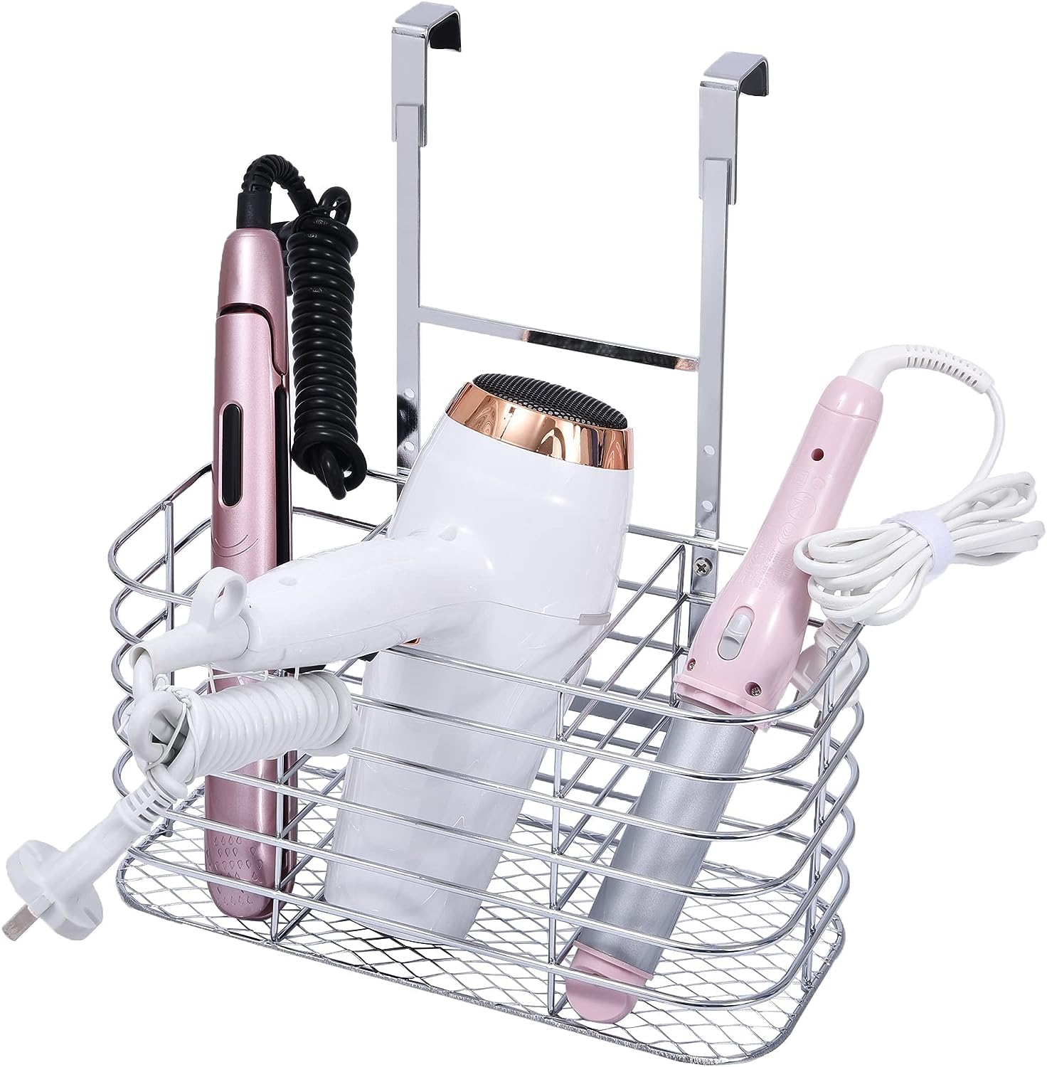 Spectrum Diversified Designs myBella Over the Door Hair Dryer Bin