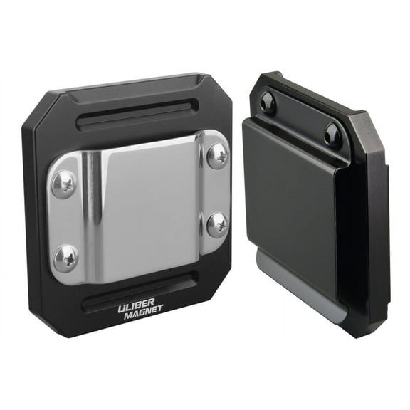 ULIBERMAGNET Drill Holder Belt Clip,Heavy Duty Tape Measure Belt Holder,Soild Aluminum Tools Holster with Clip for Cordless Drill,Impact Driver,Tape Measure,Tools with Hanger Clips