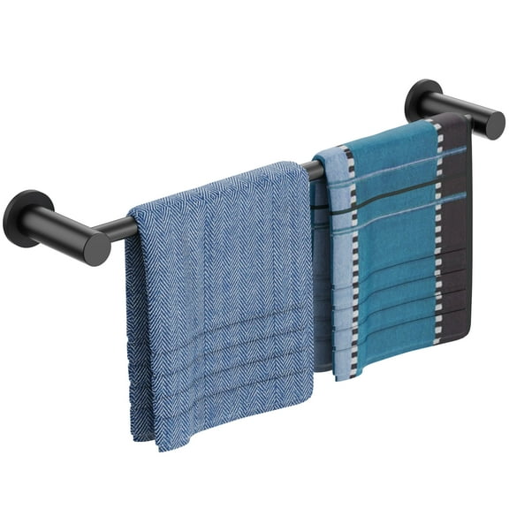 ULIBERMAGNET Magnetic Towel Holder, 1 Set Magnetic Towel Bar Holder with Adjustable Length, Matte Black Non-Slip Magnetic Towel Rod Rack for Refrigerator, Dishwasher, Laundry, Kitchen Stove