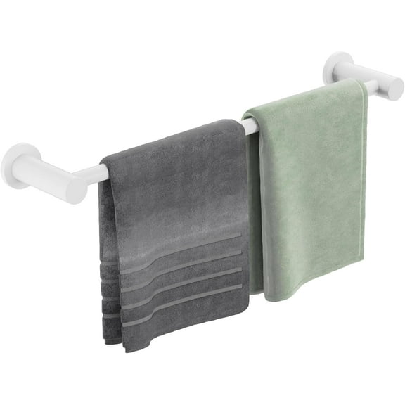ULIBERMAGNET Magnetic Towel Holder, 1 Set Magnetic Towel Bar Holder with Adjustable Length, White Non-Slip Magnetic Towel Rod Rack for Refrigerator, Dishwasher, Oven, Laundry