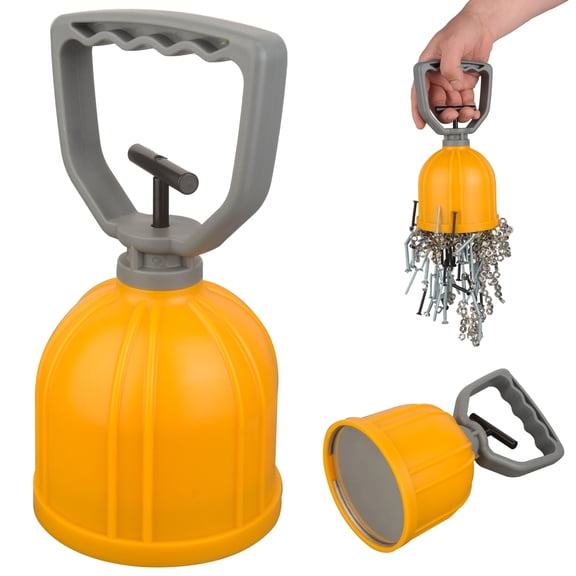 ULIBERMAGNET Magnetic Transfer Pickup Tool,Quick Release Magnetic Bulk Parts Manual Lifter,Material Handling Magnet,Pickup Magnetic Sweeper for Small Metal Object,Nails,Nut,Screw, Tacks,Metal Scraps
