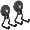 thumbnail image 1 of ULIBERMAGNET New Upgraded Large Magnetic Hooks,Strong Heavy Duty Magnet Hooks for Power Drill,Broom,Garden Tools, Pegboard, Garage, Workshop,Hardware, 2 Pack Magnet Storage Holder for Hanging(Black), 1 of 10