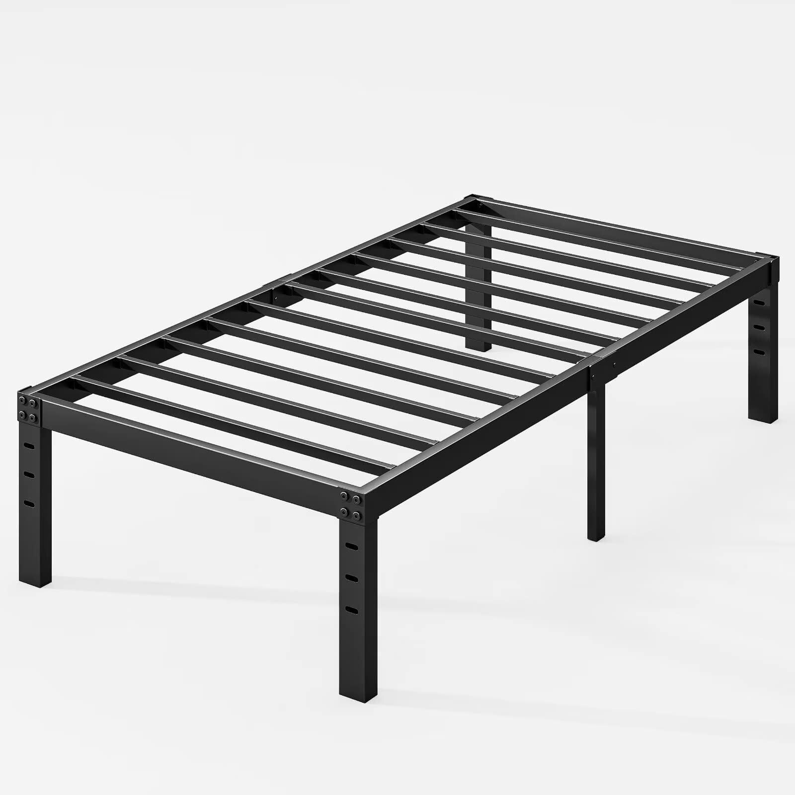 ULIESC 14" Heavy Duty Metal Platform Bed Frame, No Box Spring Needed
