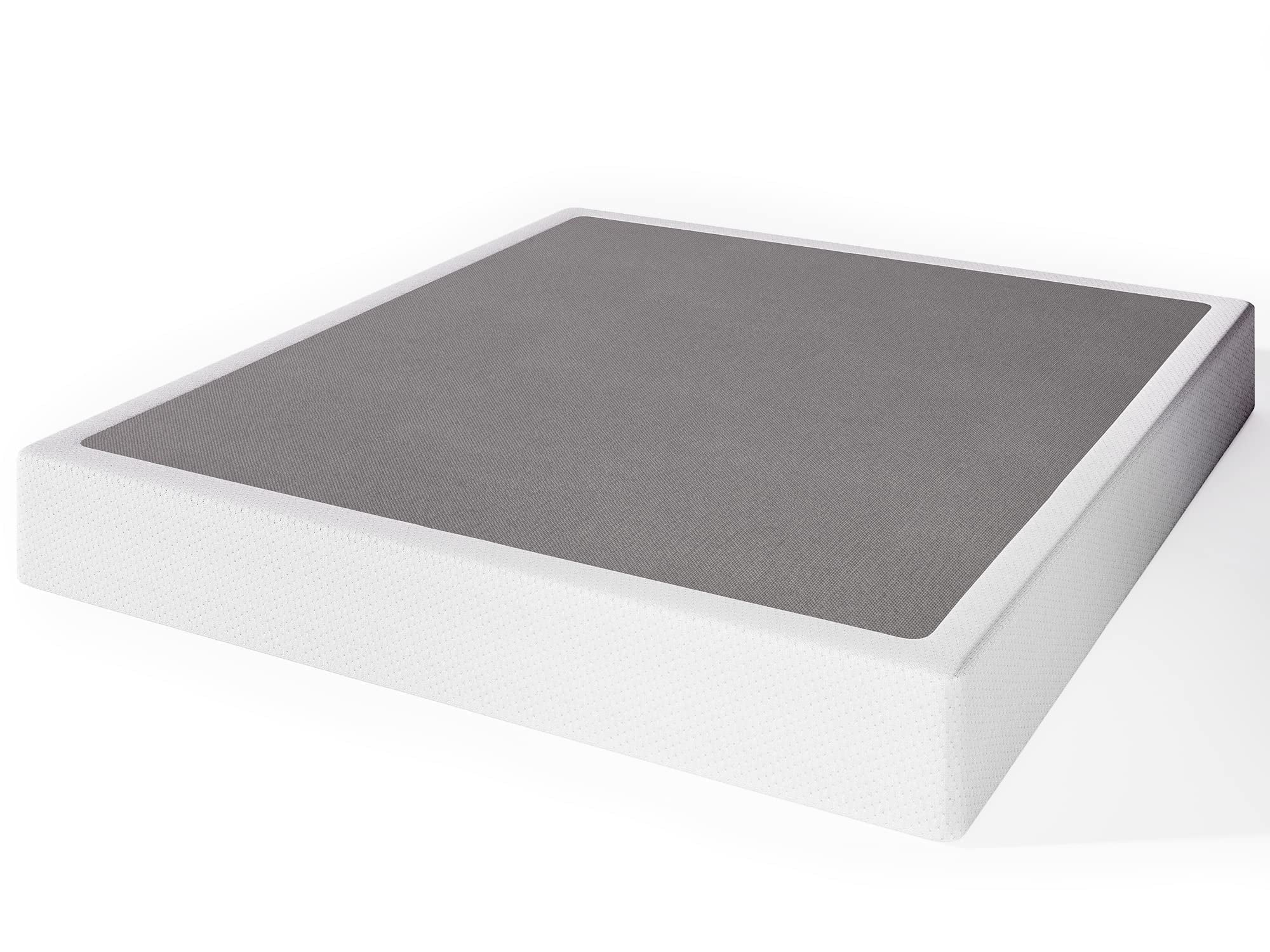 ULIESC 7 inch King Metal Box Spring, Sturdy Mattress Foundation, Fabric Cover Included, Easy Assembly