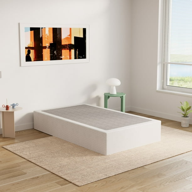 ULIESC 9 Inch Twin Box Spring, Twin Size Box Spring Only, Metal Box Spring Twin with Fabric Cover, Sturdy Mattress Foundation, Noise Free, Non-Slip, ULIESC 9 Inch Twin Box Spring, Twin Size Box Spring Only, Metal Box Spring Twin with Fabric Cover, Sturdy Mattress Foundation, Noise Free, Non-Slip,