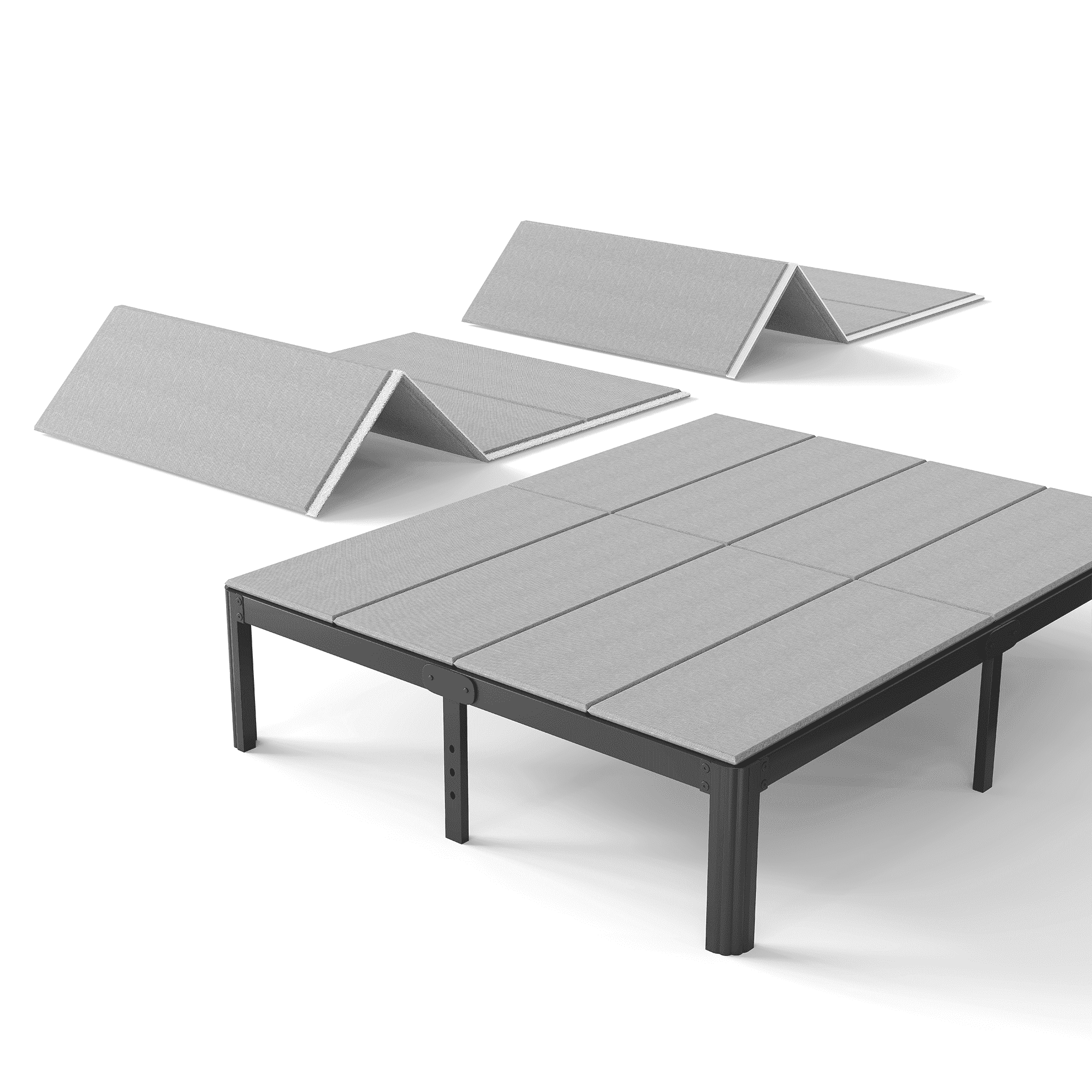 ULIESC 8mm Queen Size Bunkie Board, Fully Assembled Low Profile Mattress Support
