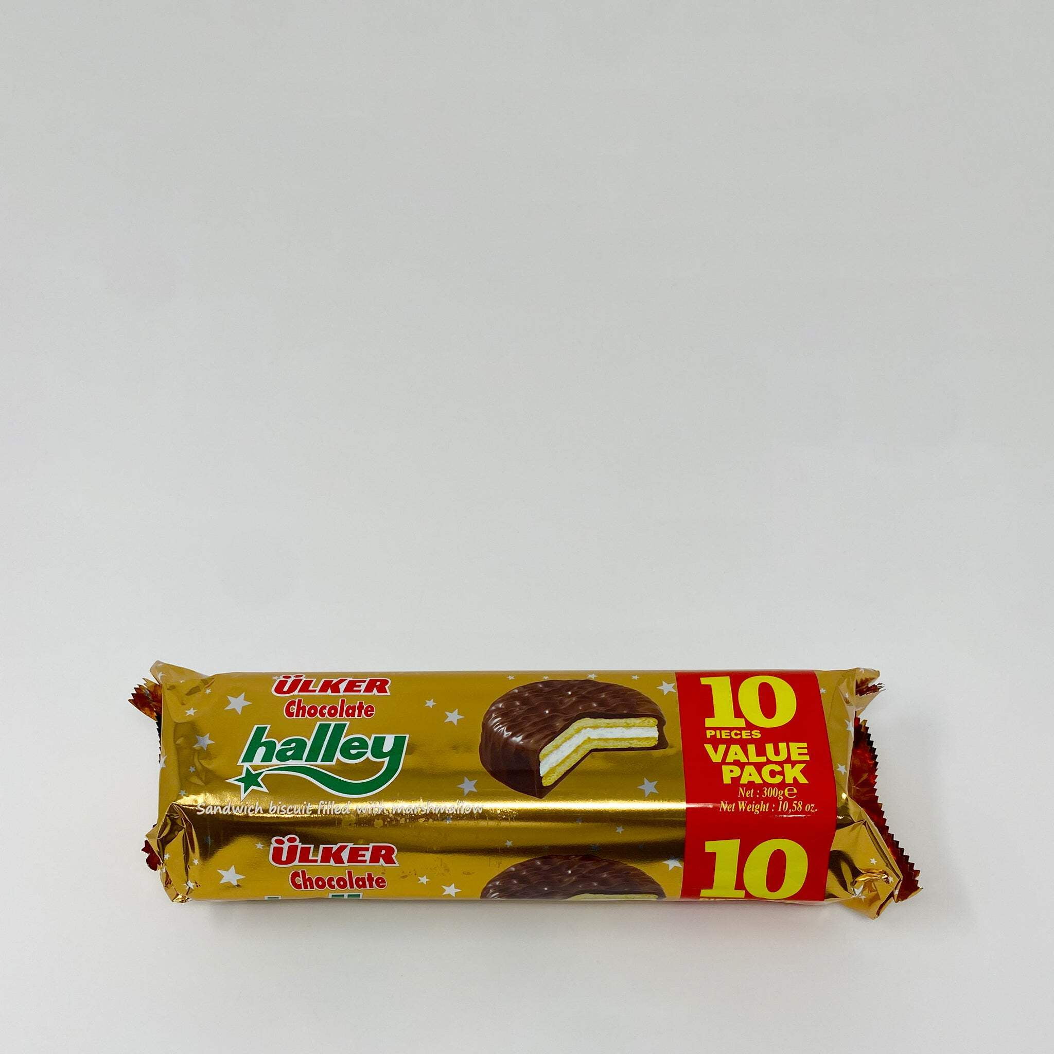 Ulker Halley Chocolate marshmallow sandwich 300g - Walmart.com