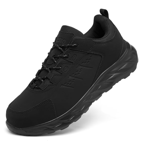 ULSTO Men's work shoes suitable for all seasons, featuring protective design, casual outdoor sports shoes