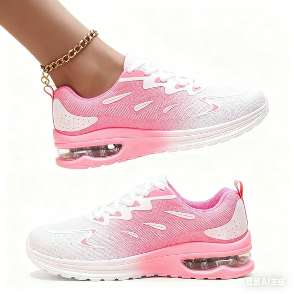 ULSTO Women's Running Shoes with Air Cushion, Breathable Mesh Sneakers for Walking, Gym, Workout, Lightweight Comfort Athletic Shoes