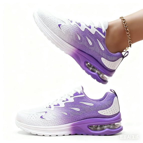 ULSTO Women's Running Shoes with Air Cushion, Breathable Mesh Sneakers for Walking, Gym, Workout, Lightweight Comfort Athletic Shoes