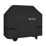 ULTCOVER Smart Selection Waterproof BBQ Gas Grill Cover 56 inch 420D Dustproof UV Resistant Anti-Tear Outdoor Gas Barbecue Grill Cover,Black