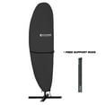 thumbnail image 1 of ULTCOVER Smart Selection Patio Umbrella Cover 12'-14' Fits Cantilever Offset Umbrella 420D Waterproof Dustproof Offset Banana Style Umbrella Cover with Free Support Rods, 1 of 7
