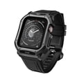 thumbnail image 1 of ULTIMAL Adjustable Compatible with Apple Watch Bands 49mm/45mm/44mm, Rugged Sports Band with Heavy Duty Stainless Steel Bumper Case, Metal Replacement Band for Series 4/5/6/7/8/9/SE/SE2/Ultra 1/2, 1 of 6