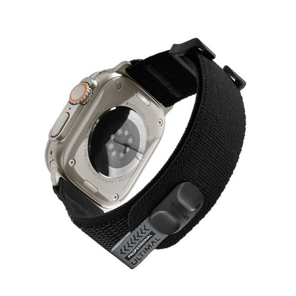 ULTIMAL Compatible with Apple Watch Bands 49mm/45mm/44mm/42mm, Elastic Nylon Strap with Lightweight Hook & Loop Design for iWatch Series 9/8/7/6/5/4/3/2/1/SE/SE2/Ultra (2/1)