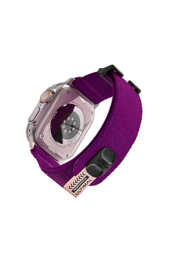 Compatible with Apple Watch Bands 49mm/45mm/44mm/42mm, Elastic Nylon Strap with Lightweight Hook & Loop Design for iWatch Series 9/8/7/6/5/4/3/2/1/SE/SE2/Ultra (2/1)