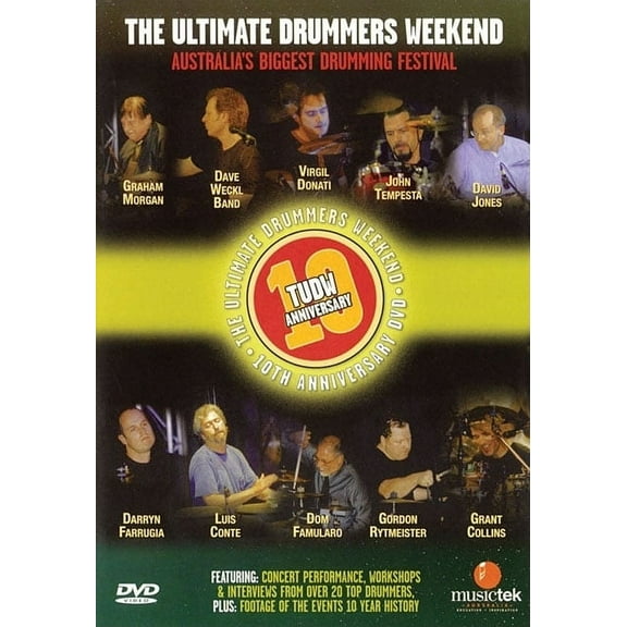 ULTIMATE DRUMMERS WEEKEND #10 FEATURES DAVE WECKL, VIRGIL DONATI, JOHN TEMPESTA
