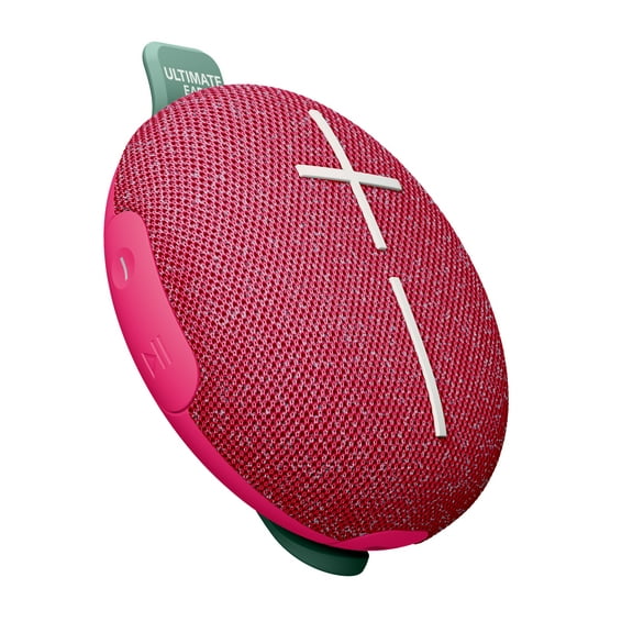 ULTIMATE EARS MINIROLL Ultra-Portable Waterproof Bluetooth Speaker, Big Bass, IP67 Dustproof, 131 ft (40 m) Range - Calming Pink