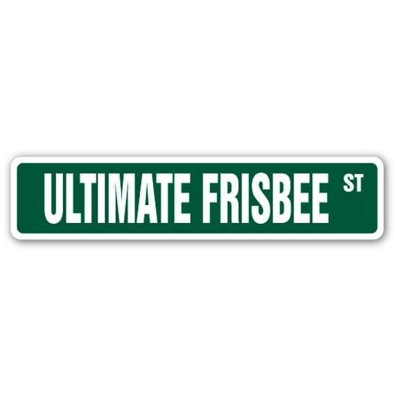 ULTIMATE FRISBEE Street Sign freestyle disc golf disk sport | Indoor/Outdoor | 36" Wide