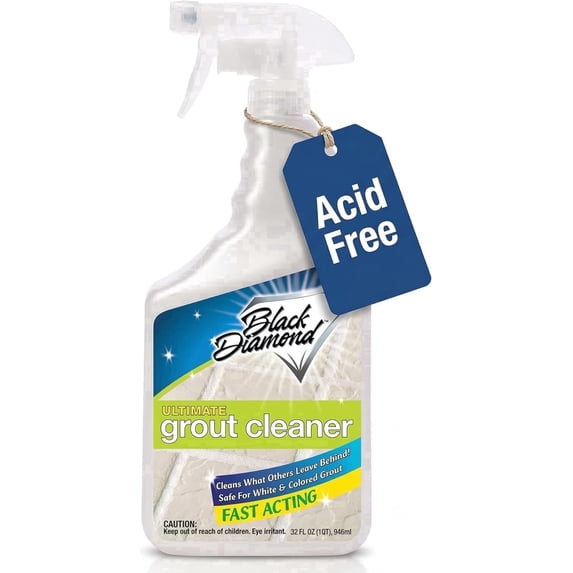 Black Diamond Stoneworks Acid-Free Grout Cleaner, 32 fl oz Spray