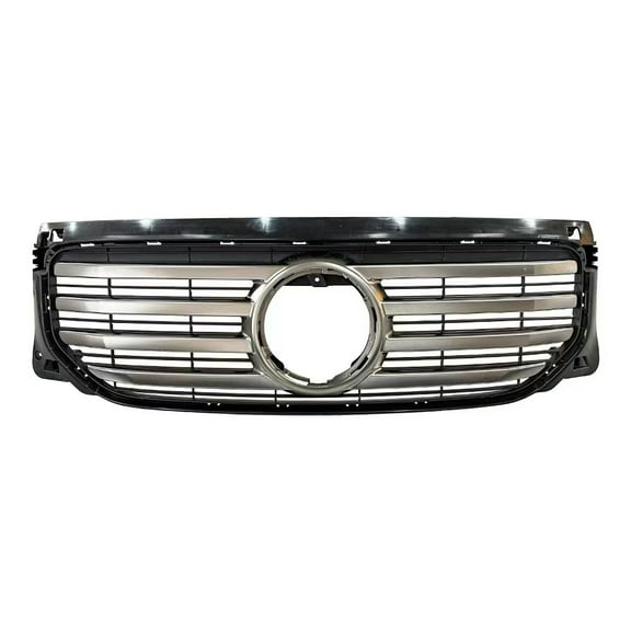 ULTIMATEMOTORSPORTS fit for 2025+ GLB 200 220 SUV Main Upper Car Grille Grill Front Matter Silver/Black OE Style