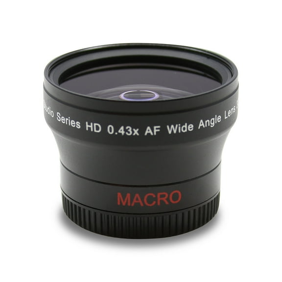 ULTIMAXX 40.5mm .43x Ultra Fast AF HD Wide Angle Lens for DSLR + Video Recording