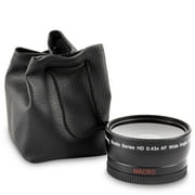 49mm .43x Ultra Fast AF HD Wide Angle Lens for DSLR and Video Recording