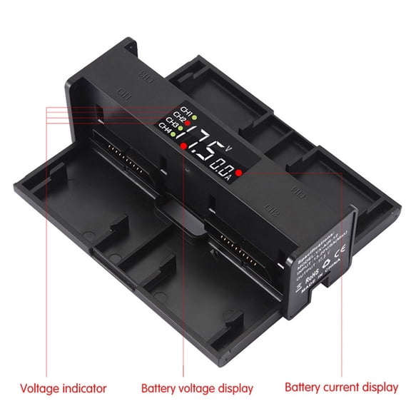 ULTIMAXX Mavic 2 Charger Hub / 4 Batteries / LED Screen / Folding