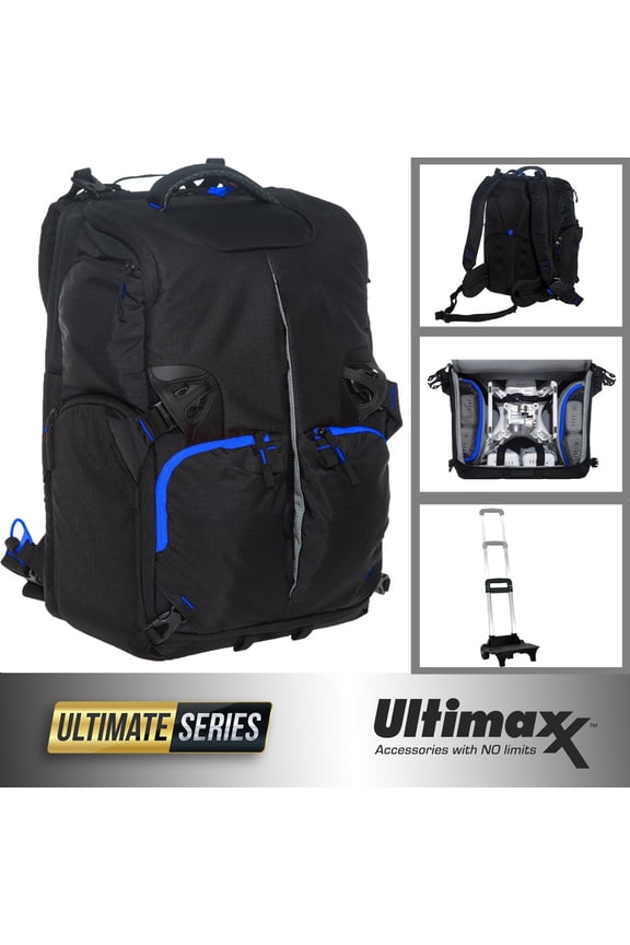 Pro Backpack With Cart for All DJI Phantom Models Fits Phantom 4 Pro+