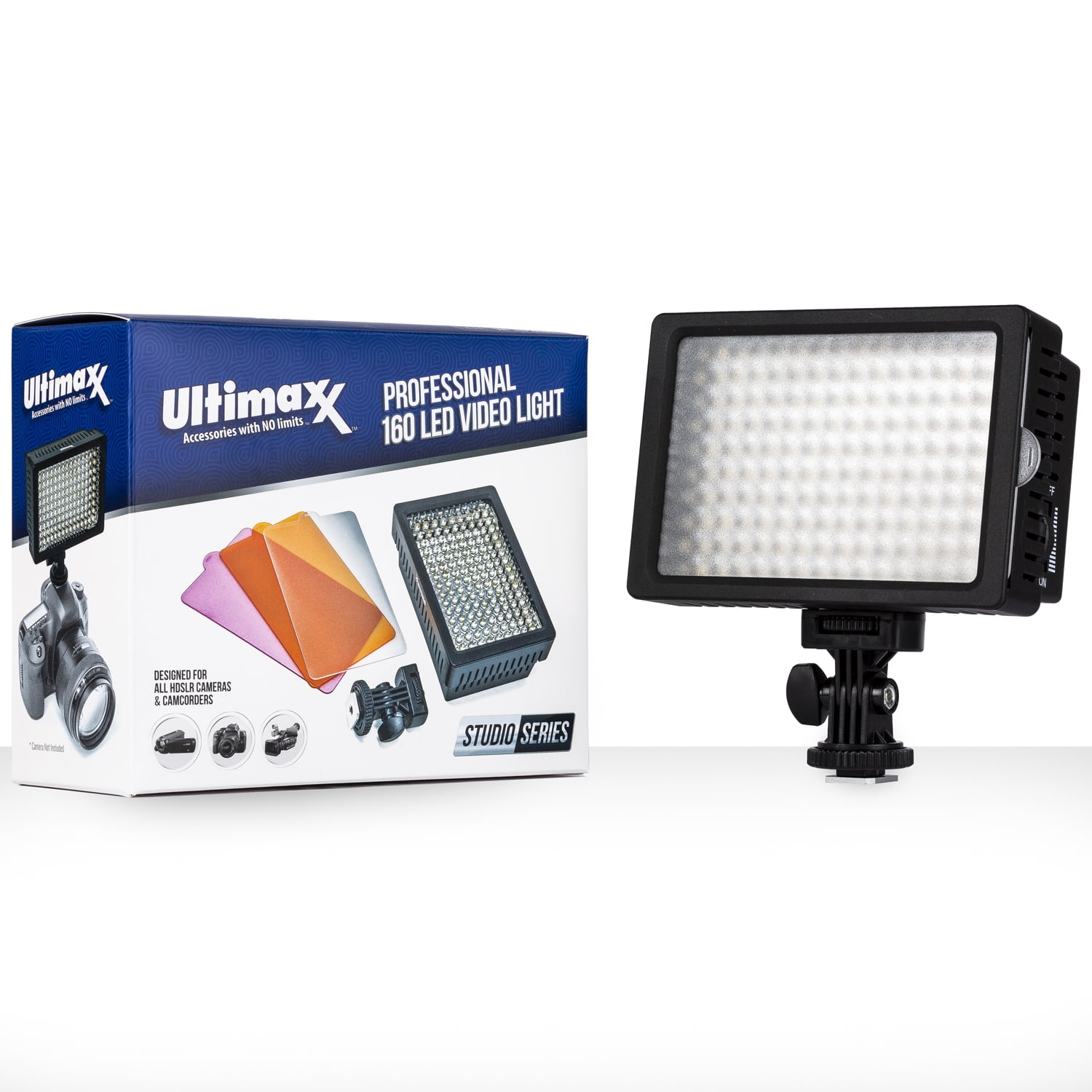 ULTIMAXX Professional Dimmable 160 LED Light Video Camera for