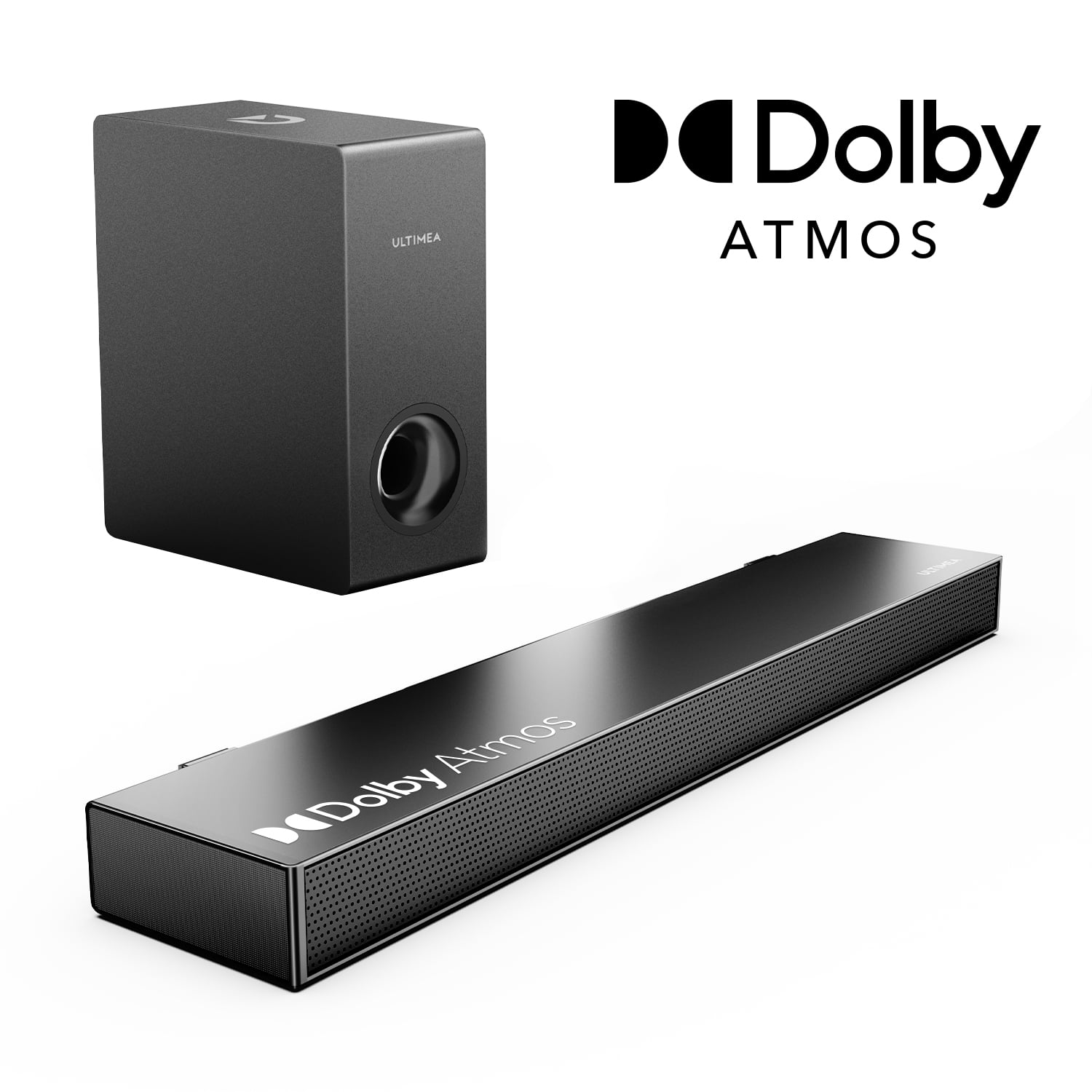 ULTIMEA Dolby Atmos Sound Bar for TV, 3D Surround Sound System for TV Speakers, 2.1 Sound bar