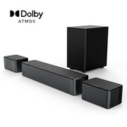 ULTIMEA Poseidon M4T 5.1 Dolby Atmos Sound Bar, 410W Peak Power Surround Sound Bar, Bluetooth