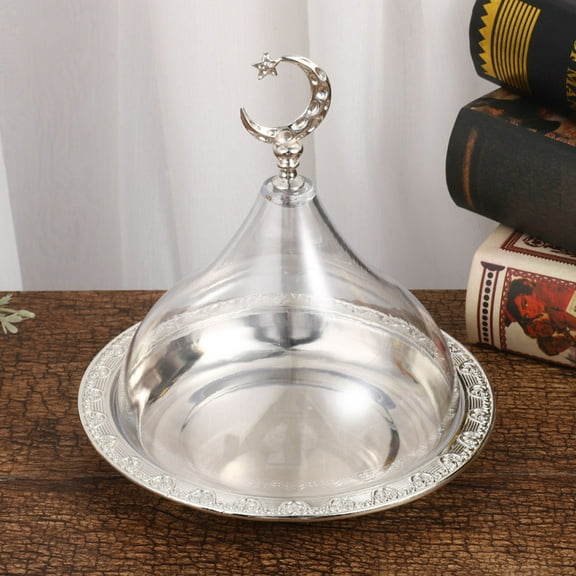 ULTNICE  Clear Cake Tray with Dome for Easy Storage and Serving