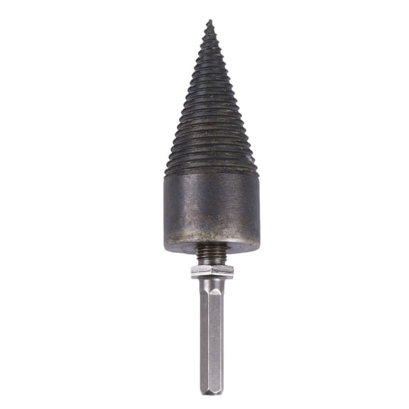 ULTNICE 1 Set Hexagonal Wood Chopping Drill Bit Efficient Wood Splitting Tool High Skid Design For Household Use