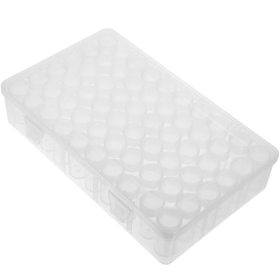 ULTNICE 1Set Clear Plastic Seed Organizer Storage Box with Large Capacity and Removable Dividers for Easy Viewing