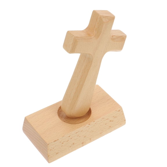 ULTNICE 1 Set of Decorative Crosses Wood Ornament for Adults in Living Room Decor