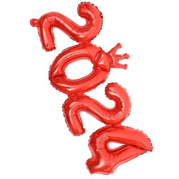 ULTNICE 1 Set of Red Graduation Balloon Foil Number Balloons Aluminium Foil Party Supplies for Friends