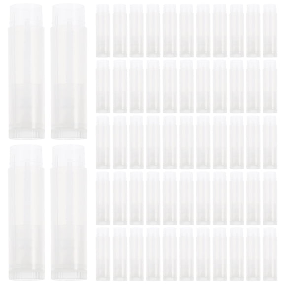 ULTNICE Lip Container Tubes Lip Balm Tube Polypropylene 100pcs