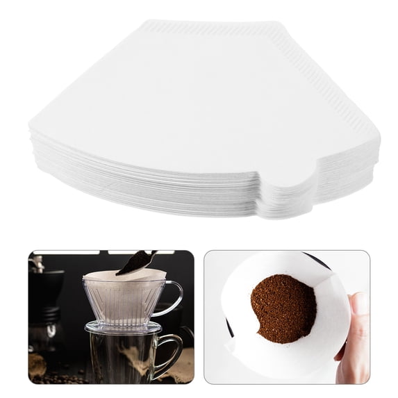ULTNICE Filter Papers for Coffee Machine 100pcs with White Color