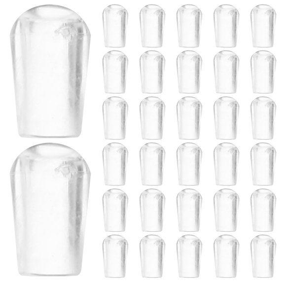 ULTNICE 100Pcs Thread Protector Caps White for Hanger Ends and Deformation Resistance Versatile Design