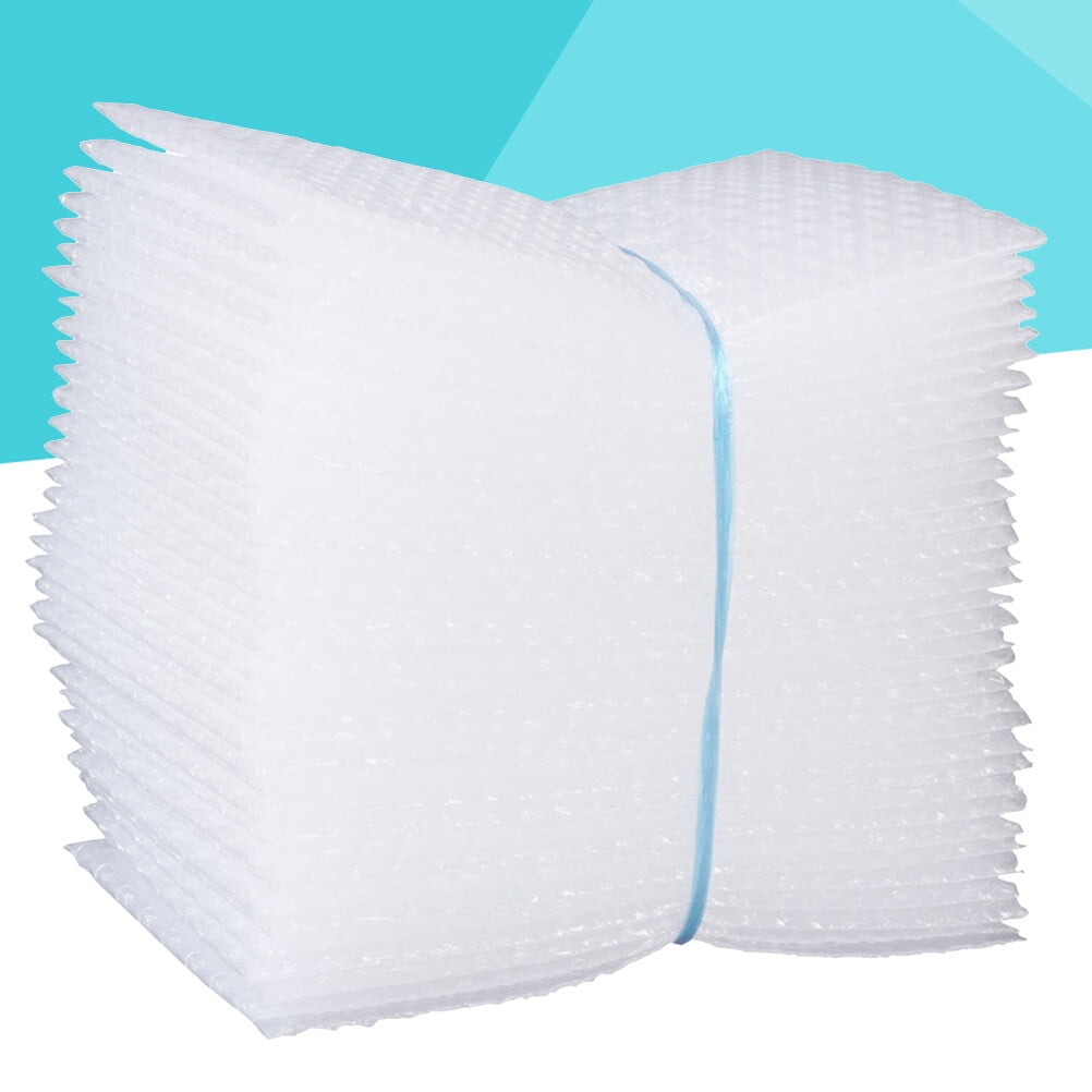 ULTNICE 100Set Small Bubble Packing Bags Plastic Bubble Packing Bag Puncture Resistance For Business Owners