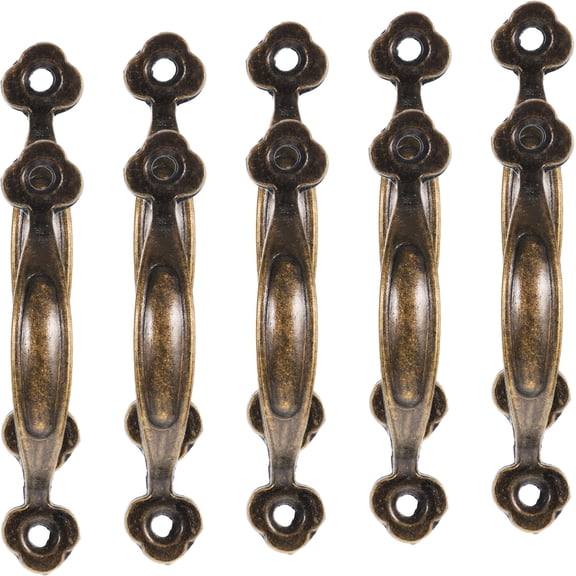 ULTNICE 10pcs Drawer Handles For Cabinets Antique Bronze Retro Style Homeowners