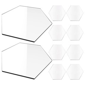 ULTNICE 10pcs Hexagon Shape Sign for Reception Rooms with Simple Shape Design