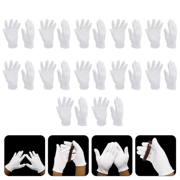 ULTNICE 12 Pairs Thick Gloves Cotton Anti Ligation for Household Chores Gardening
